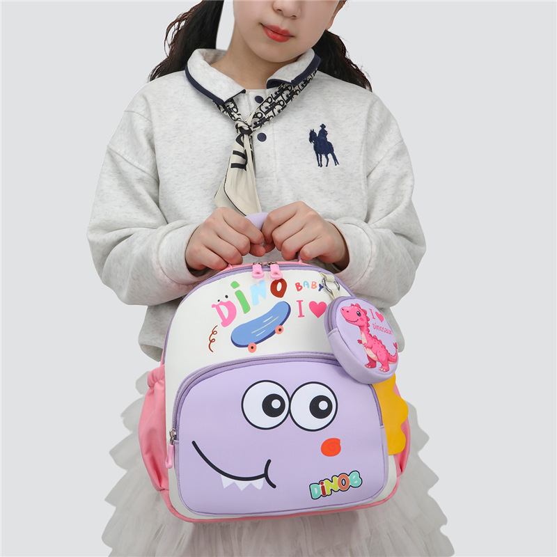 Caricaturas lindas dinosaurios mochila para niños y niñas Mochila infantil para bebés 2026 nueva mochila para niños