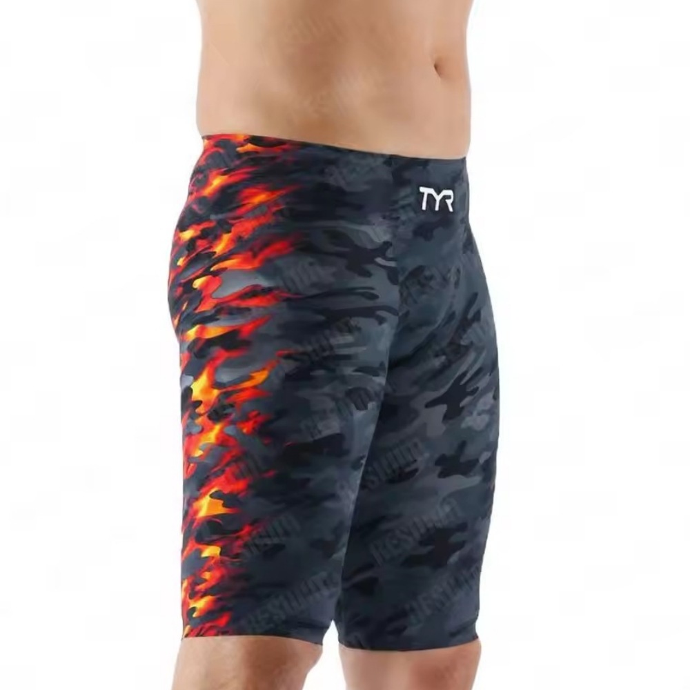 Men's Swimming Trunks Professional Quick Drying Beach Shorts_voghion.com