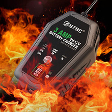 6V 12V 3A汽车电瓶充电器铅酸蓄电池摩托车充电器修复