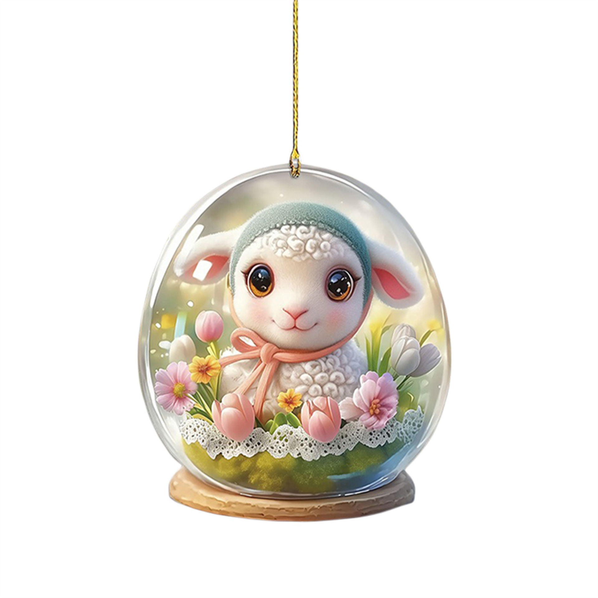 2D pequeños regalos para el día de San Valentín adornos adorables osos ángel decoración de árbol de Navidad colgante de automóvil llavero image 1