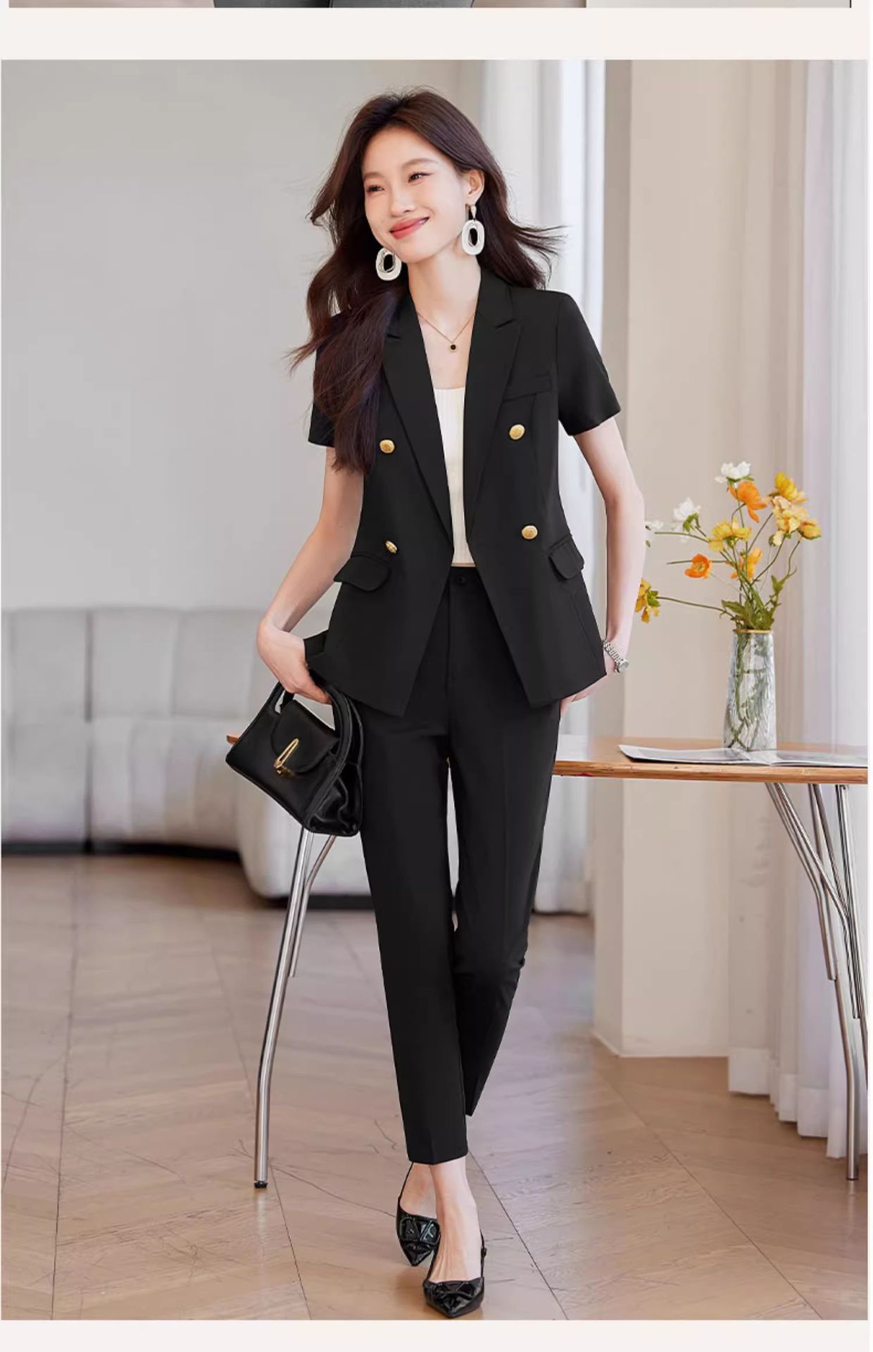 8921 black suit + trousers
