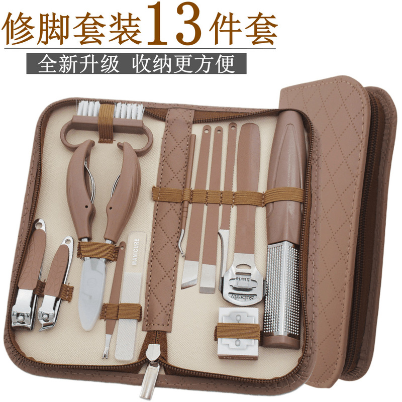 角質除去用ペディキュアナイフセット、イーグルビルペンチ、ピーリング爪切り、マニキュア、爪はさみ、ペディキュアストーン、フットスクラバー|undefined