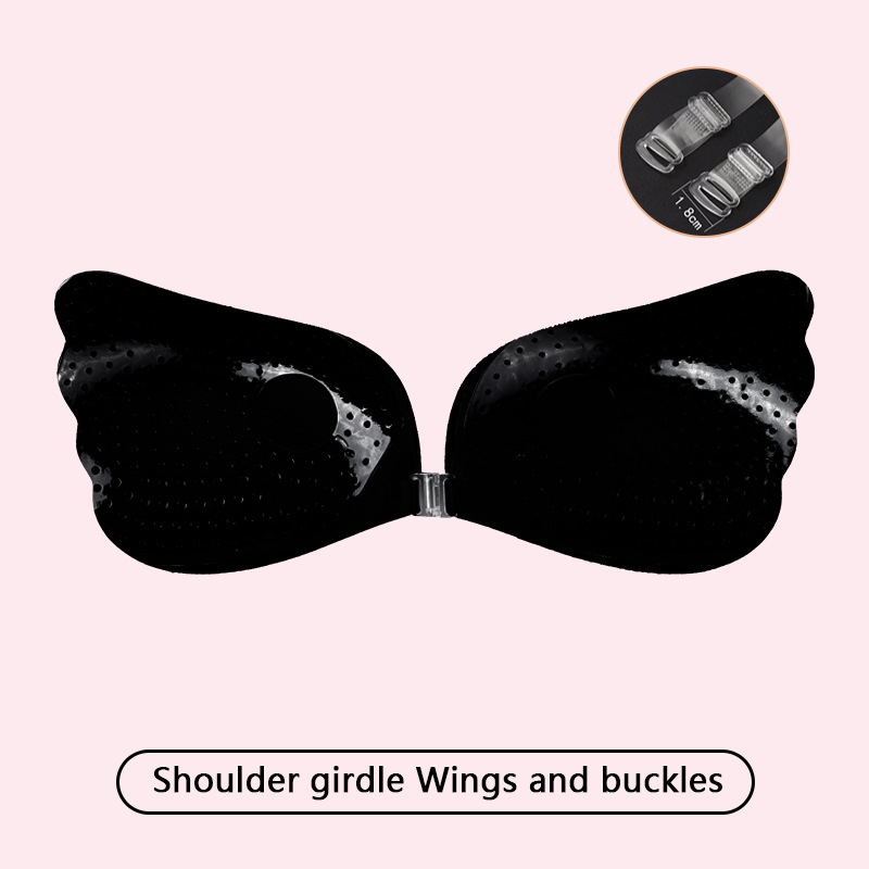 버클 스트랩 숄더 스트랩 블랙 [누드]