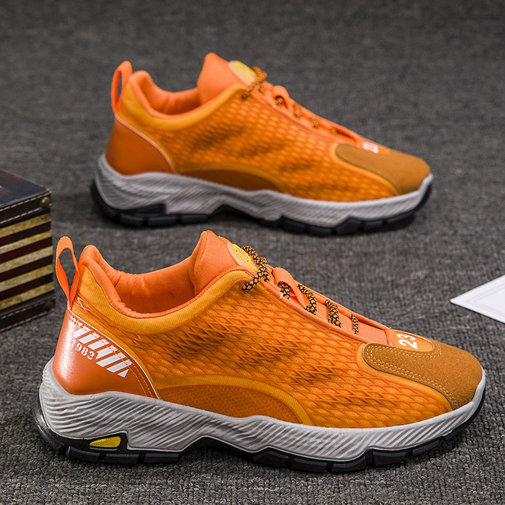 Внешняя торговля мужская обувь большого размера новая сетка дышащая спортивная обувь нескользящая и износостойкая молодежная легкая беговая обувь оптом