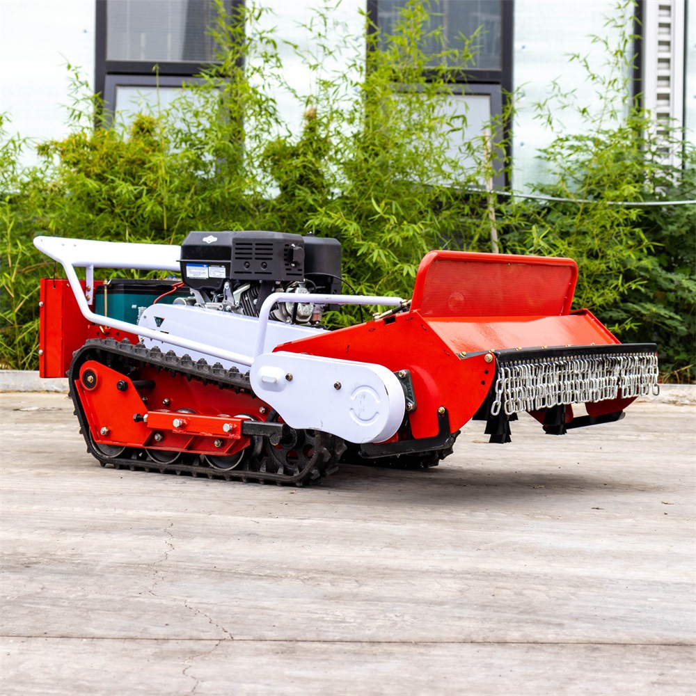 现货供应大马力遥控割草机 立式甩刀型割草机出口美国农用除草