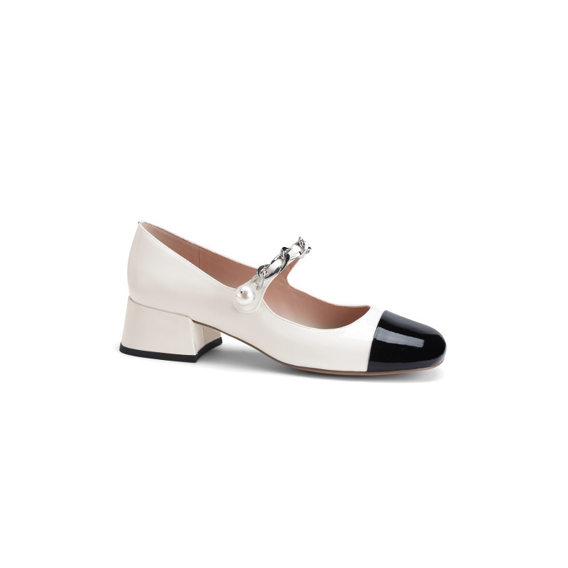 흑백 [두꺼운 굽]