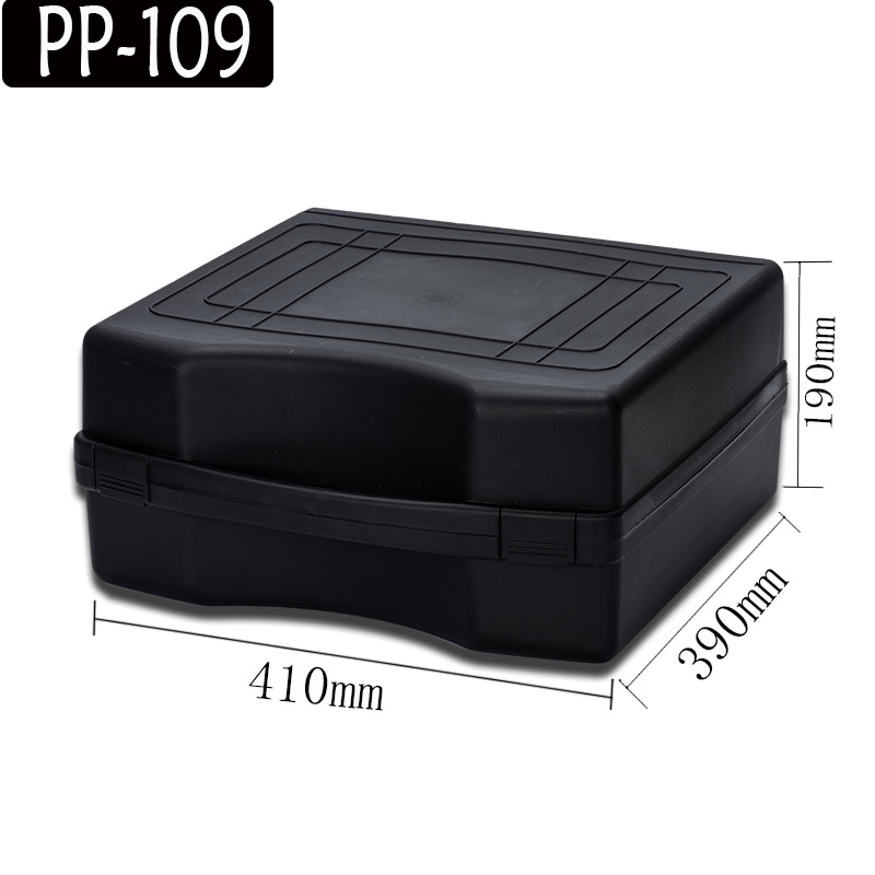 Caja de herramientas de hardware PP Caja de protección de instrumentos ABS Caja de embalaje de plástico general para dispositivos electrónicos de fotografía