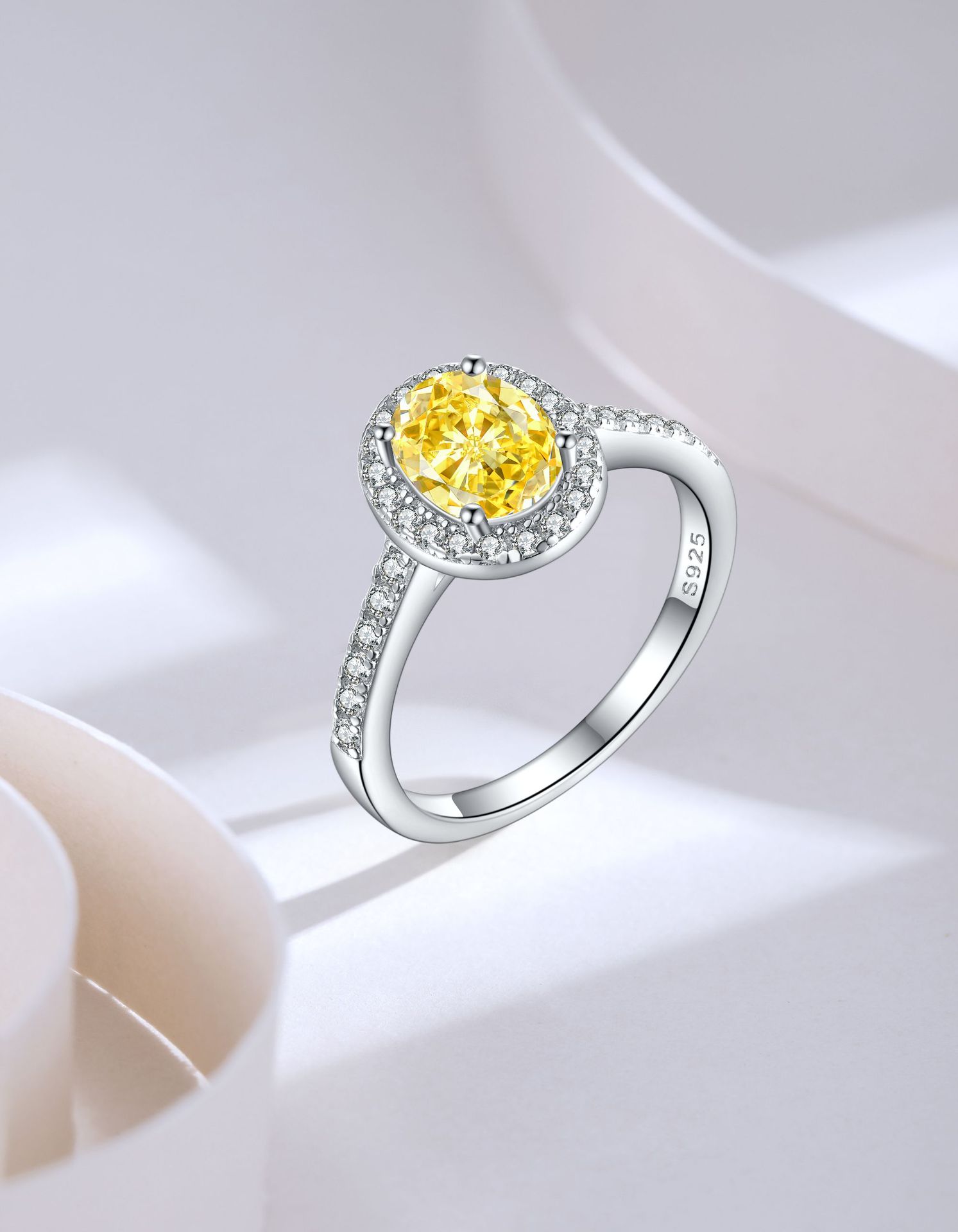7g Weight High Carbon Diamond Inlay Material Rings Classification 1 Piece Quantity Holiday, Daily Occasion 925 Sterling Silver Material Heart Shape Pattern Women's Gender Inlay Design Simple Style, Classic Style Style 925 Sterling Silver High Carbon Diamond Heart Shape Rings 5