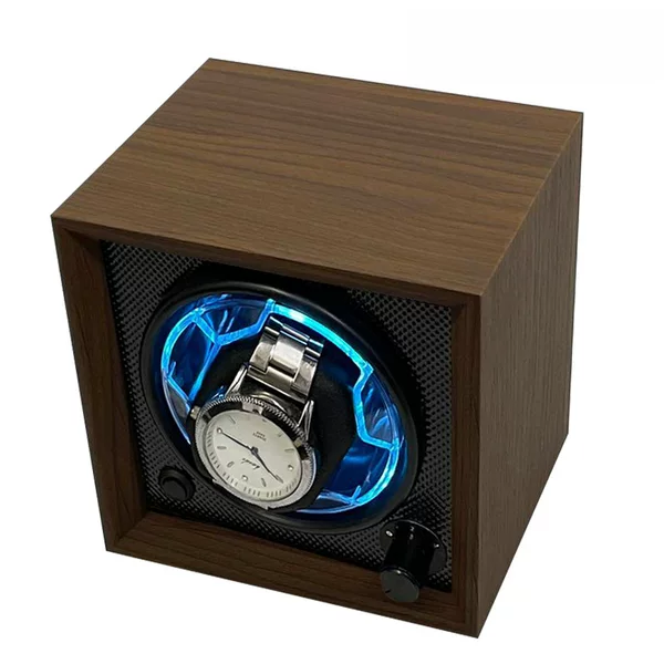 Spot black walnut wooden 5-gear single-epitope mechanical watch automatic watch Shaker electric winding box for home use