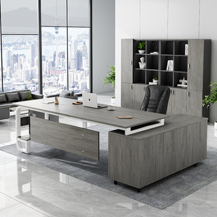 Office Desk Simple Modern Office Furniture Table and Chair Combination Manager Single Desk Executive Desk Boss Table