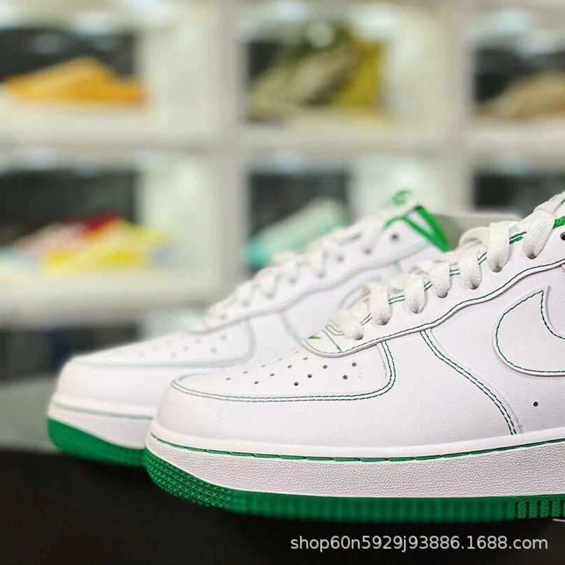 Nike Air Force 1, обувь, черные кроссовки, оптом