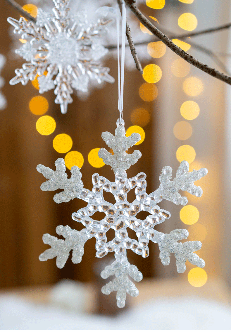 Christmas Christmas Snowflake Pvc Party Hanging Ornaments 1 Piece display picture 4