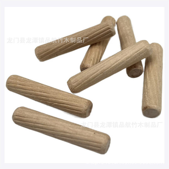 Factory Direct Supply of Wooden Tenon Wood Stick, Wooden Round Stick, Wooden Tip, Cork, Wooden Nail, Wooden Grille, Wooden Pin, DIY Connection Assembly and Fixed Accessories