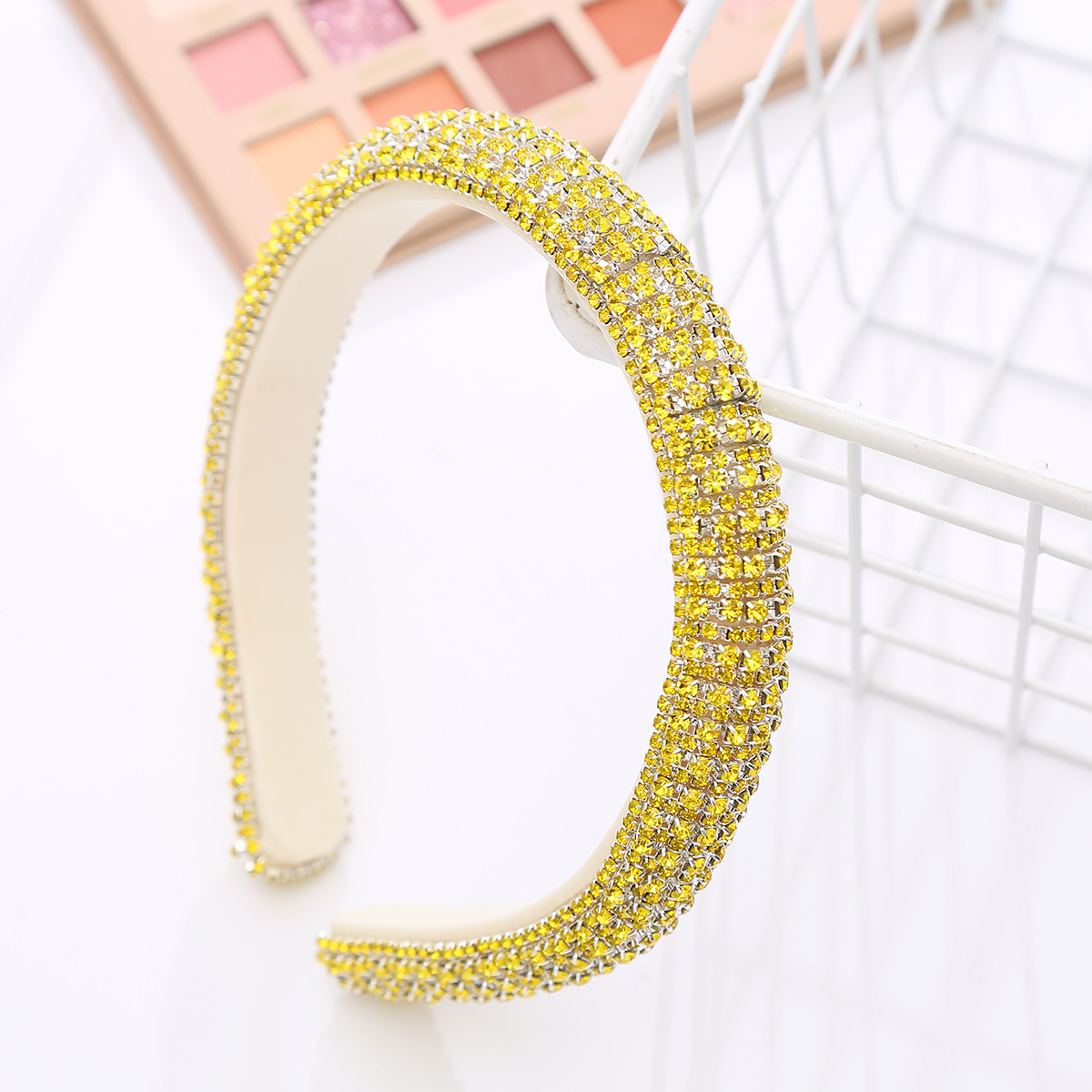 90064 New Rock Headband European And American Full Diamond Sponge With Diamond Headband Rhinestone-encrusted Hair Accessories For Women display picture 10