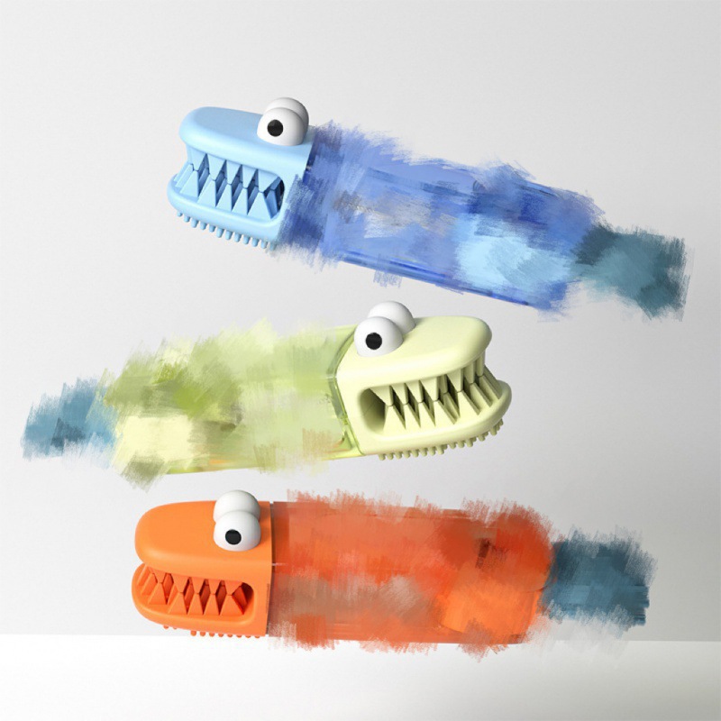 小鳄鱼杯盖刷杯口凹槽缝隙清洗刷四合一保温水杯刷清洁奶瓶吸管刷