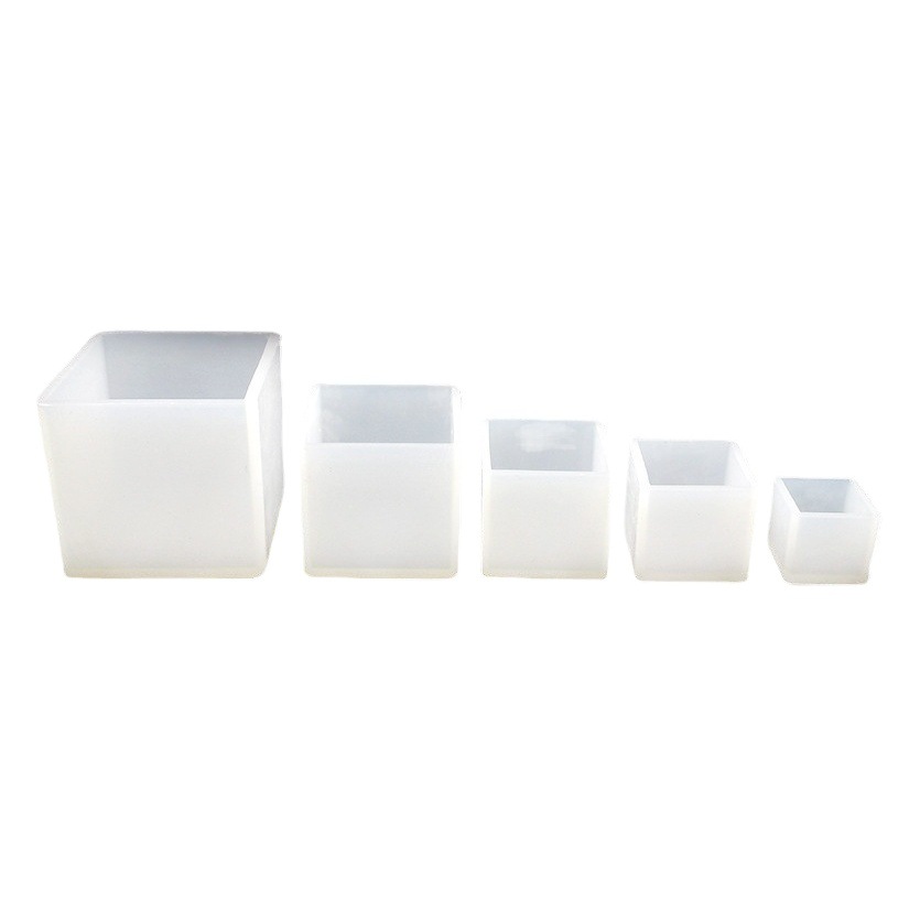 Cruz-frontera cristal epoxi molde espejo hecho a mano DIY bola cubo pirámide silicona molde joyería adornos