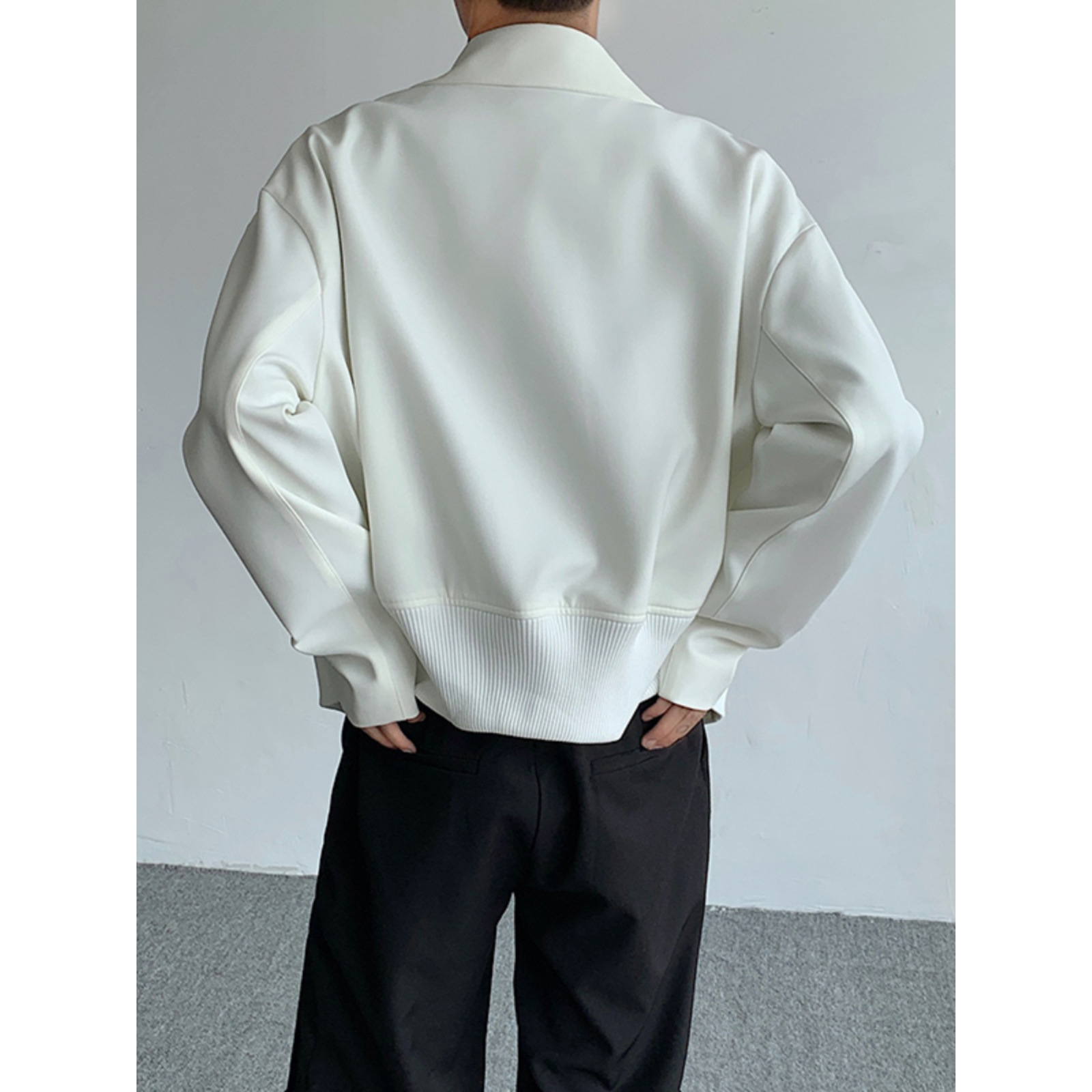 Fashionable and sophisticated men's spring and autumn executive jackets, short cardigans, zippered baseball jerseys_voghion.com