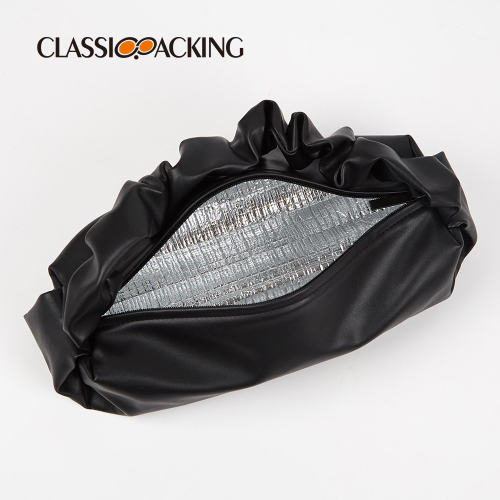 Bolso de Mujer Estilo Coreano 2025, Color Sólido, Diseño de Nube Plisada, Bolso de Mano Simple y Dulce