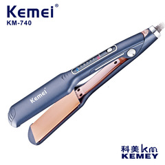 科美/kemeiマイナスイオンクランプKM-740は髪を傷つけずに急速に昇温して乾湿します。