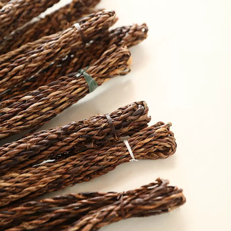 植物纤维焦麻双股绳家具用品编织水草绳植物草编织绳批发