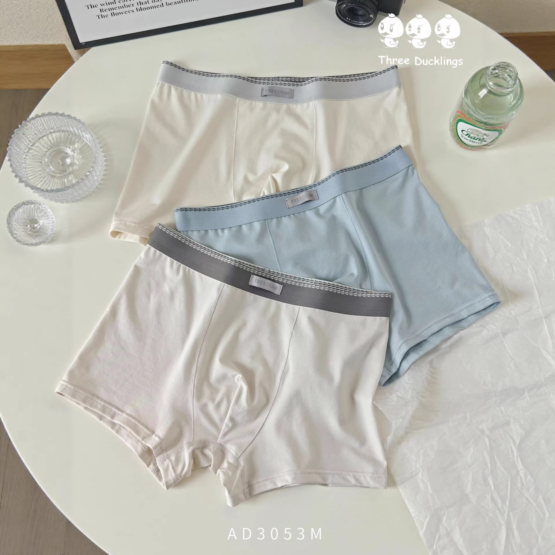 Three Little Ducks Teen Underwear, Boys' Boxer Briefs, 3 pairs per box