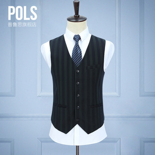Spring and Autumn Korean style fashionable slim fit suit vest men's British suit vest casual professional vest best man vest