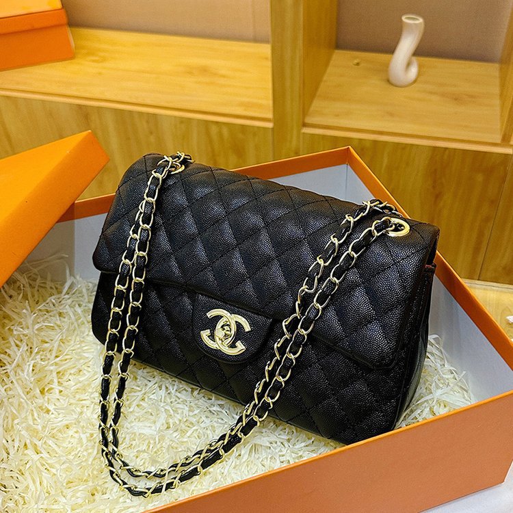 Chanel Classic Double Flap Medium Black Caviar