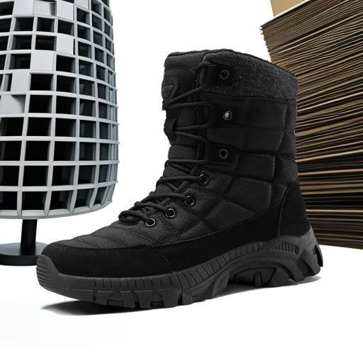 25 nuevas botas de combate transfronterizas de gran tamaño botas de senderismo al aire libre para hombres botas de campo altas botas militares tácticas de senderismo para hombres