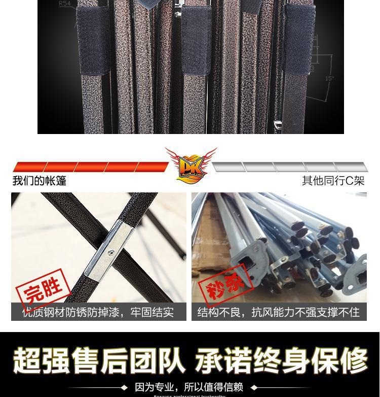 Outdoor Temporary Isolation and Epidemic Prevention Tent Four Leg Disinfection Sunshade Umbrella Stall Telescopic Canopy Cloth Four Corner Shed