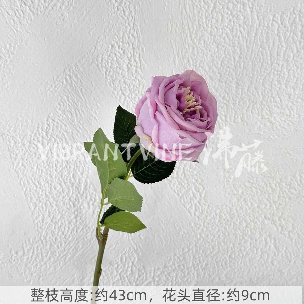 Púrpura de la boda flor artificial salón de bodas Camino de plomo techo arreglo floral Hotel Bienvenido arco piso decorativo flor artificial