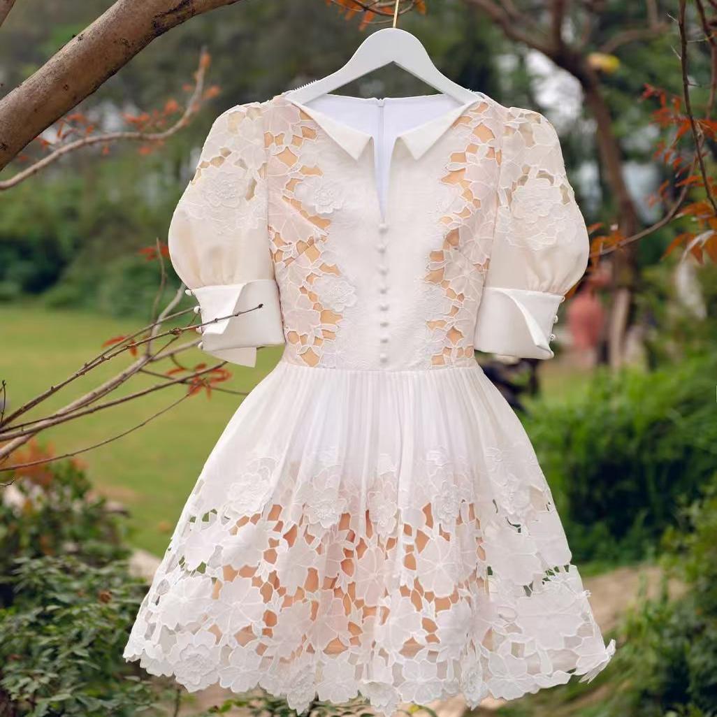 Small design lace fashionable dress