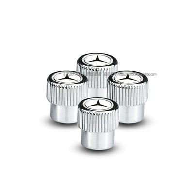 valve: and 3 Car Tire - gear-model-white-background-mercedes-benz-silver-4-pieces