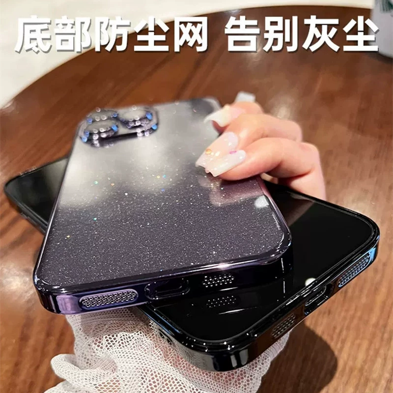 Чехол для iPhone совместимый с Apple, для iPhone16, с защитой объектива, 15 Pro Max, защита от падений