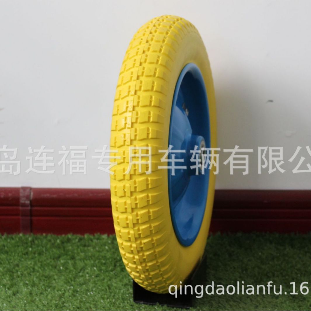 供应出口13×3.00-8PU轮 聚氨酯实心轮胎 手推车轮胎 欢迎洽谈