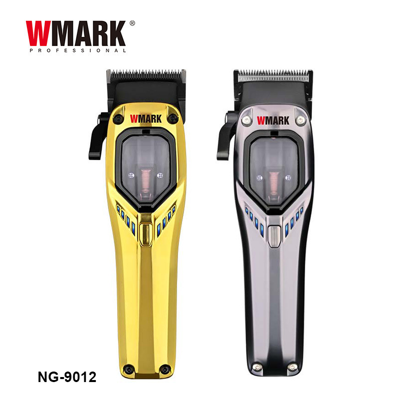 WMARK 磁気サスペンションベクトルモーターバリカンプロフェッショナルデジタルディスプレイ電気バリカン DLC カッターヘッドバリカン NG-9012|undefined