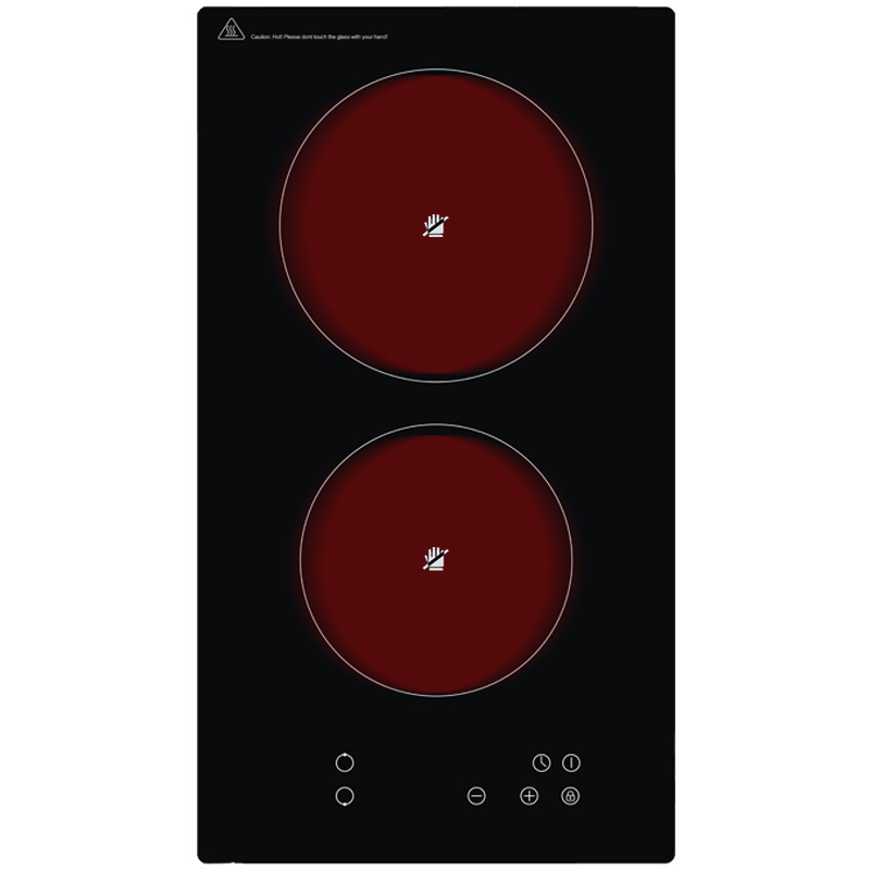 Dual-Use Vertical Double Induction Cooker, Electric Ceramic Stove, Domino Light Wave Electric Stove, Infrared Stove, Energy-Saving and Multi-Functional