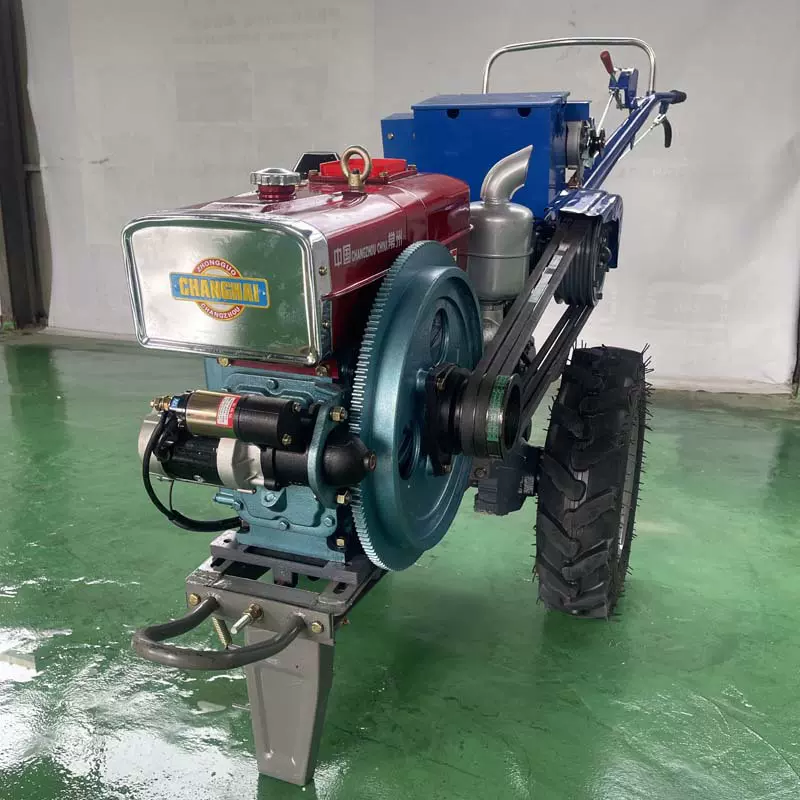 28马力手扶拖拉机东风151型电启动两轮步行拖拉机农用旋耕犁地机