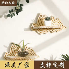 创意简约墙面壁挂水培双层悬挂式塑料试管绿植插花墙面挂件装饰