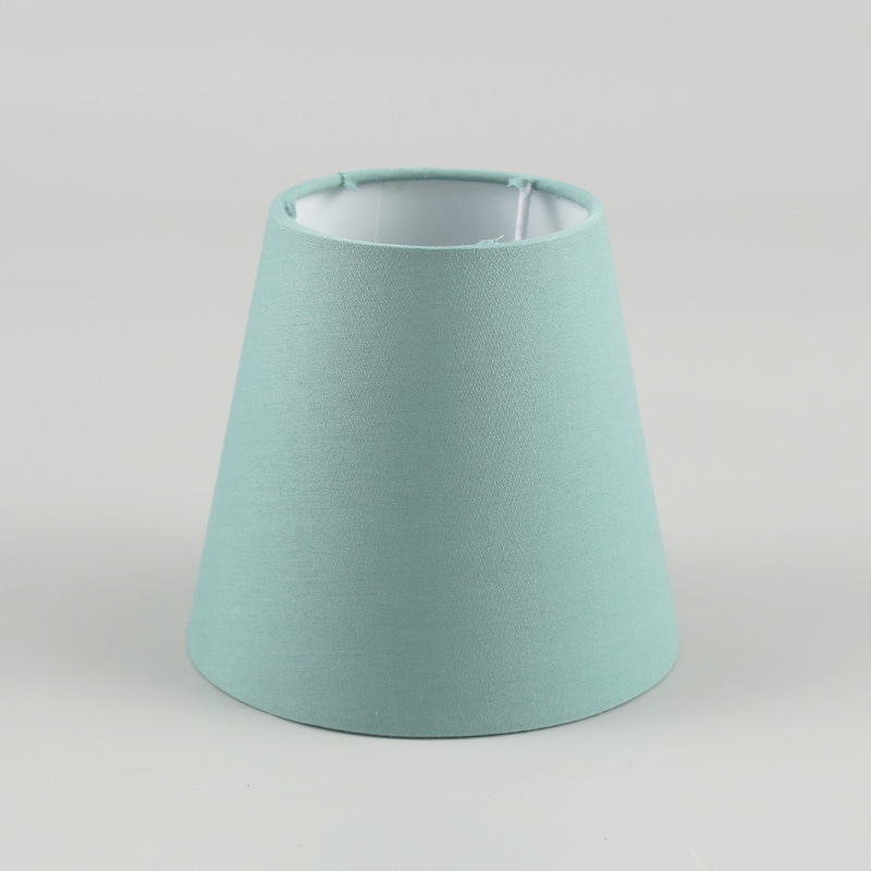 Nueva etiqueta plana Pantalla de fábrica al por mayor de lino lámpara de mesa lámpara de pie pantalla sala de estar dormitorio accesorios de la lámpara de tela