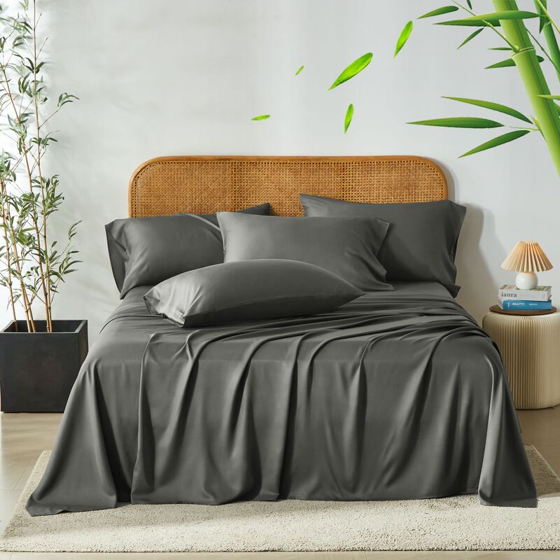 U.S. European Foreign Trade Cross-Border Export 100% Bamboo Fiber Special Bed Bed Sheets, Fitted Bed Sheets, Quilt Cover, Pillowcase Set Tfqk U.S. European Foreign Trade Cross-Border Export 100% Bamboo Fiber Special Bed Bed Sheets, Fitted Bed Sheets, Quilt Cover, Pillowcase Set Tfqk