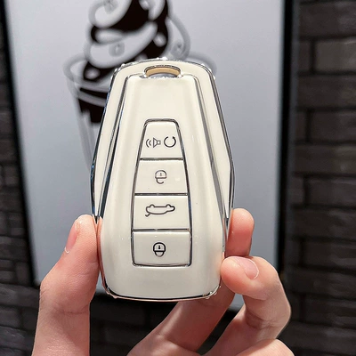 S1 Boyue X3 Vision x6 King – Car key bag - geely-d-smart-4-key-single-shell-white