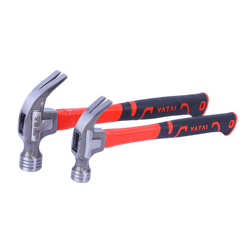 Hammer for home use, claw hammer for woodworking, renovation, pulling nails, home emergency escape, car repair, installation, plastic handle sheep foot hammer