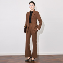 高档西装套装女高级感女士气西服正装律师羊毛西服套装秋冬高端