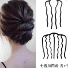 假发真发全真人蓬松发圈发量少的盘发器自然花苞头高弹力发饰头绳