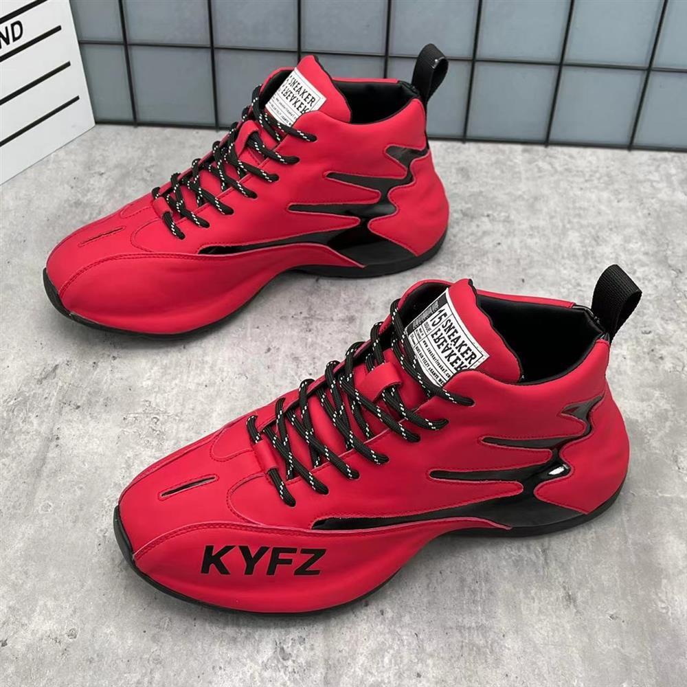 2024 Primavera Versatile High Top Trendy Casual con elevata altezza interna Borsa moda papà Suola Scarpe da uomo_voghion.com