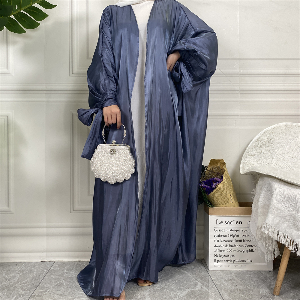 💎 Stunning Elegance Summer Event Dress – Monica Fashion Satin Gown with Batwing Sleeves 56 undefined