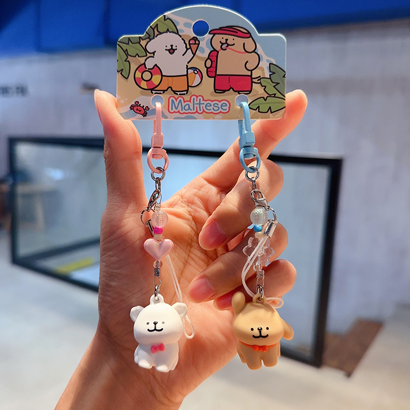 정통 귀여운 라인 강아지 스티커 스타일