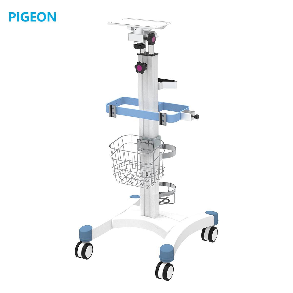 PIGEON鸽子厂家穆法呼吸机监护仪超声内窥镜治疗仪手推车生产厂家