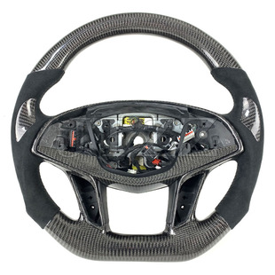 Suitable for Cadillac CT4 CT5 ATS XTS XT5 XT6 carbon fiber steering wheel modification