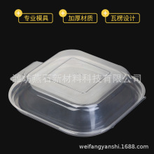 正方形 16空气炸锅吸油纸包装盒 吸油纸泡壳 吸塑包装 透明包装盒